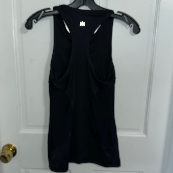 Kyodan black workout tank top Sz XS mesh style side - Picture 3 of 4